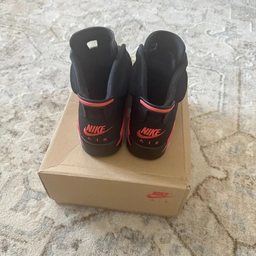 Nike Air Jordan 6 Retro Infrared Salesman Mens Sz 10 CT8529-001 Only Worn Twice